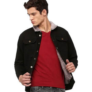 Top moda hombres chaquetas de mezclilla nueva última venta caliente chaqueta de mezclilla Casual clásico elasticidad hombres chaqueta de mezclilla - Product Image 1