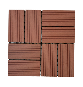 Tùy chỉnh màu sắc chất lượng không thấm nước lồng vào nhau Gỗ nhựa <span class=keywords><strong>composite</strong></span> DIY gạch 300*300 WPC sàn sàn sàn sản xuất tại Việt Nam - Product Image 2