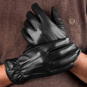 Gants en cuir pour hommes, vêtements décontractés, nouvelle conception, tailles pour adultes, gants en cuir sur mesure pour hommes, respirants, vendus en gros - Product Image 4