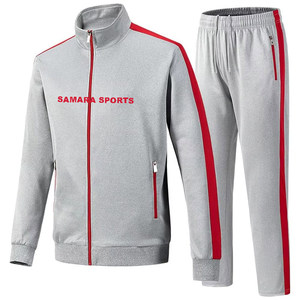 Chándales de poliéster para hombre, ropa de deporte informal con logotipo personalizado para entrenar en el gimnasio y trotar - Product Image 3
