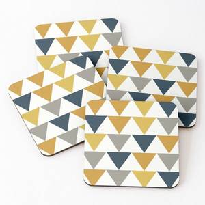 New Style Wood Coasters Printed Tea Serving Coasters 4 Pieces Set <b>Kitchen</b> <b>Accessories</b> Hot Selling Epoxy Placemats - Product Image 4