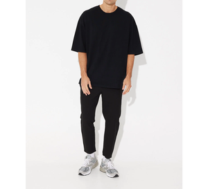 Camiseta Deportiva Extra Grande para Hombre, Estilo Vintage, Color Marrón Moca, 100% Algodón, Gruesa, Estampada, Transpirable, de Secado Rápido, Estilo Urbano, Manga Corta - Product Image 4