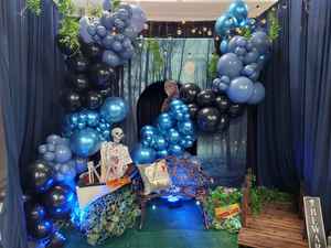 Fondo <span class=keywords><strong>de</strong></span> Fotografía 3D con Soporte <span class=keywords><strong>de</strong></span> Arco Triunfal para Fiestas <span class=keywords><strong>de</strong></span> Cumpleaños, Bodas, Baby Shower, Eventos y Cabina <span class=keywords><strong>de</strong></span> Fotos - Product Image 5