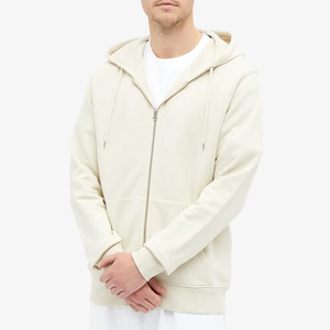 Sweat à capuche surdimensionné entièrement zippé pour homme, de haute qualité, poids lourd, couleur unie, 100% coton, sur mesure - Product Image 1