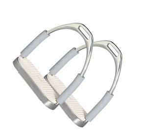 Recién llegado, estribos para montar en el salto, agarre cómodo ligero de aluminio, fuerte, ecuestre, suministro de fábrica OEM - Product Image 1