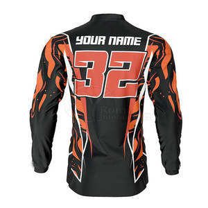 Jersey de Ciclismo de Descenso con Sublimación Personalizada OEM, Jersey de Ciclismo de Montaña Transpirable de Secado Rápido - Product Image 2