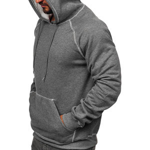 Venta Directa de Fábrica: Sudadera con Capucha Térmica de Último Estilo para Hombre, Lavado Ácido, 100% Algodón, Ropa Exterior Casual para Invierno, Marca Privada, MOQ Bajo - Product Image 5