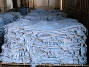 รองเท้าหนังวัวแยกสีฟ้าเปียกทนทานฟอกหนัง-พร้อมสำหรับการตกแต่งขั้นสุดท้ายสำหรับรองเท้าภายในเบาะ - Product Image 3