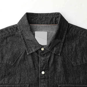 Meilleures ventes Chemise en jean pour homme au design unique au prix de gros Chemise en jean pour homme de haute qualité - Product Image 3