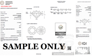 1 Carat Round Shape VS Clarity HPHT EFGH Color Lab Grown Diamond IGI Certified Polished Diamond Direct From Manufacturer - Product Image 4