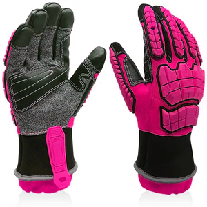 Gants de sécurité mécaniques personnalisés en TPR résistant aux chocs, en cuir imperméable, qualité supérieure - Product Image 5