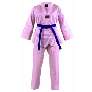 Échantillon gratuit, livraison gratuite, prix super bas, vêtements d'arts martiaux de haute qualité, uniforme de karaté noir - Product Image 4