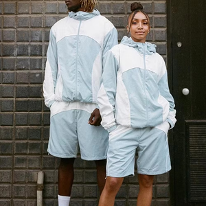 Ensembles coupe-vent en nylon 2026 vierges personnalisables pour hommes – Survêtements en nylon épais pour hommes - Product Image 1