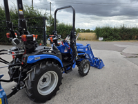 Tracteur agricole 4x4 compact le plus vendu, mini-tracteur à 4 roues motrices, machine agricole de qualité, SOLIS 26 9X9 EXTRA AVEC CHARGEUR.