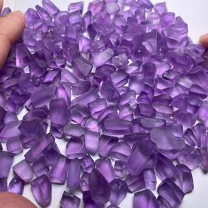 Ametyste naturelle Rose de France, pierres précieuses en vrac, taille triligne et ovale, haute qualité, 0,5-2 grammes, Bolivie - Product Image 3