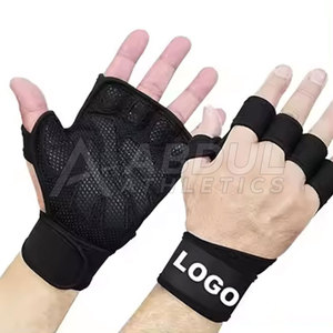 Nueva llegada Guantes de gimnasio Levantamiento de pesas Guantes de gimnasio de cuero Fitness Levantamiento de pesas Guantes de gimnasio Entrenamiento - Product Image 1