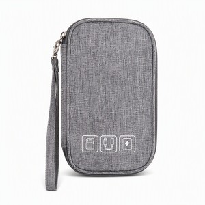 Sac de rangement pour câbles de données portables, pochette de rangement pour chargeurs, étui pour accessoires électroniques de voyage - Product Image 1