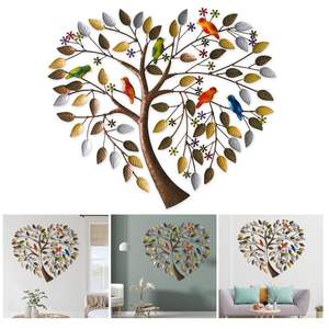 Décoration murale en métal Arbre de Vie, décoration murale en fer pour salon, chambre à coucher, bureau - Product Image 6