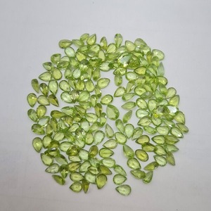 Haute qualité 7x5mm coussin coupe tourmaline naturelle vert pierre gemme couleur jeu calibré en vrac 0.6-0.7 carat ciré/huilé bijoux - Product Image 2