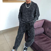 Sweatshirts couleur unie survêtement délavé à l'acide prix bas survêtement délavé à l'acide de haute qualité survêtement pull lourd pour hommes
