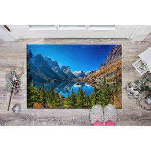 Tapis imprimé Île des Oies Sauvages du Lac Saint-Marie, Décoration de bureau paysagère, Tapis fin non tissé - Product Image 5