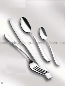 Ensemble de couverts en acier inoxydable écologique et unique avec des poignées dorées et argentées pour les mariages et les dîners élégants dans les hôtels - Product Image 3