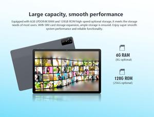 Máy tính bảng 2 trong 1 băng tần kép Wifi 6 kết nối ổn định tải xuống nhanh hơn Hệ điều hành Android 14 128GB thông minh có khả năng điện dung 3g - Product Image 5