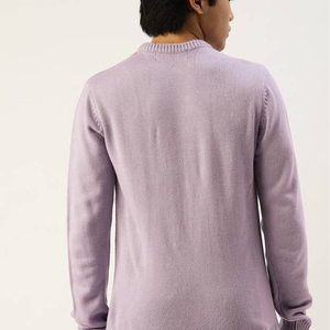 Cárdigan informal de invierno para hombre más vendido, cuello redondo, manga larga, ropa de calle de punto, botón de apliques de moda personalizado - Product Image 3