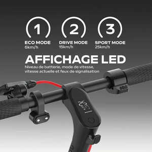 Patinete Eléctrico Urbanglide 400W 25km/h, Almacén en Europa, Patinete de Tres Ruedas con Motor sin Escobillas, Carga Máxima 150kg, Autonomía por 20km - Product Image 2