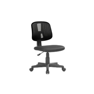 Seattle Modern Lift <b>Chair</b> Black/Black Swivel Executive <b>Chair</b> Fixed Headrest Leather Mesh PP Fabric Iron Home Office Hotel - Product Image 1