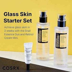 ชุดเครื่องสำอางบำรุงผิวจากแก้ว Cosrx ครีมบำรุงผิวหอยทาก96 mucin Power Essence (3.38 fl.oz * 2) และเรตินอลครีม0.1มินิ (0.1ออนซ์) - Product Image 6