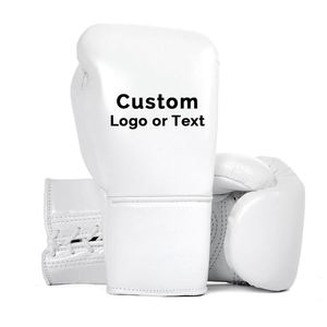 ถุงมือชกมวยแบบผูกเชือกเรียบง่าย ราคาโรงงานขายส่ง น้ำหนักเบา เหมาะสำหรับการฝึกซ้อมและต่อยมวยไทย รุ่น CP-BG-43 - Product Image 2