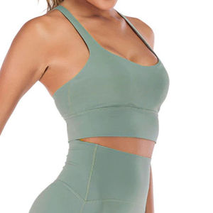 Conjunto de Yoga para Mujer, Diseño Totalmente Personalizado, Sólido, Informal, Antiarrugas, Transpirable, 100% Algodón, Elegante, de 2 Piezas, Largo, de Alta Calidad - Product Image 2