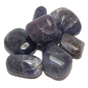 Pierre de haute qualité dégringolé bleu iolite galet vernis cristal dégringolé guérison en vrac agate pierre précieuse dégringolé sculpté en gros - Product Image 5