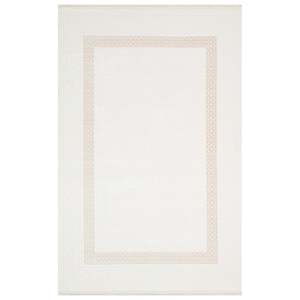 Alfombras Depot Modern Mazzini 1481 Area Rug Cream 60% Viscose 40% Acrílico Non-Shed Easy-Clean Durable para el estudio del dormitorio - Product Image 1