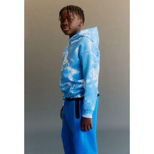 กางเกงวอร์มผู้ชายเอวสูงทรงหลวมผ้าฝ้าย กางเกงคาร์โก้ทรงบาน สตรีทแวร์แบบสั่งทำ กางเกงวอร์มแทรคสูท กางเกงจ็อกเกอร์ ระบายอากาศได้ดี - Product Image 4