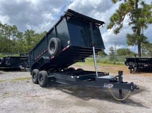 Heavy-Duty AMP 7x14 High side Dump <b>Trailer</b> for Farm Use Durable Hydraulic System with Gear Core Components for <b>Tractor</b> <b>Trailer</b> - Product Image 6