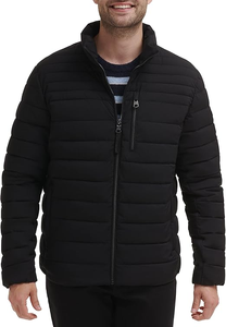 Chaqueta cortavientos de moda para hombre, chaqueta acolchada de invierno, abrigos acolchados de plumón de pato bordados personalizados para hombre - Product Image 5