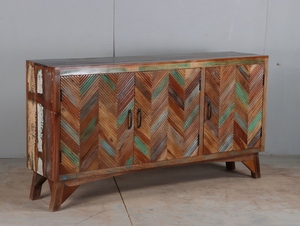 Modern Wooden Cabinet <b>Sideboard</b> Buffet <b>Storage</b> Cabinet for Living Room Dining Room Home Furniture Multi Functional Display - Product Image 3