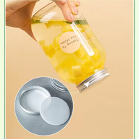 Botella de PET de 350 ml, 400 ml, 500 ml, 600 ml para Bebidas, Botella de Plástico Desechable para Leche, Té, Jugo, Botella de PET para Llevar con Tapa de Aluminio