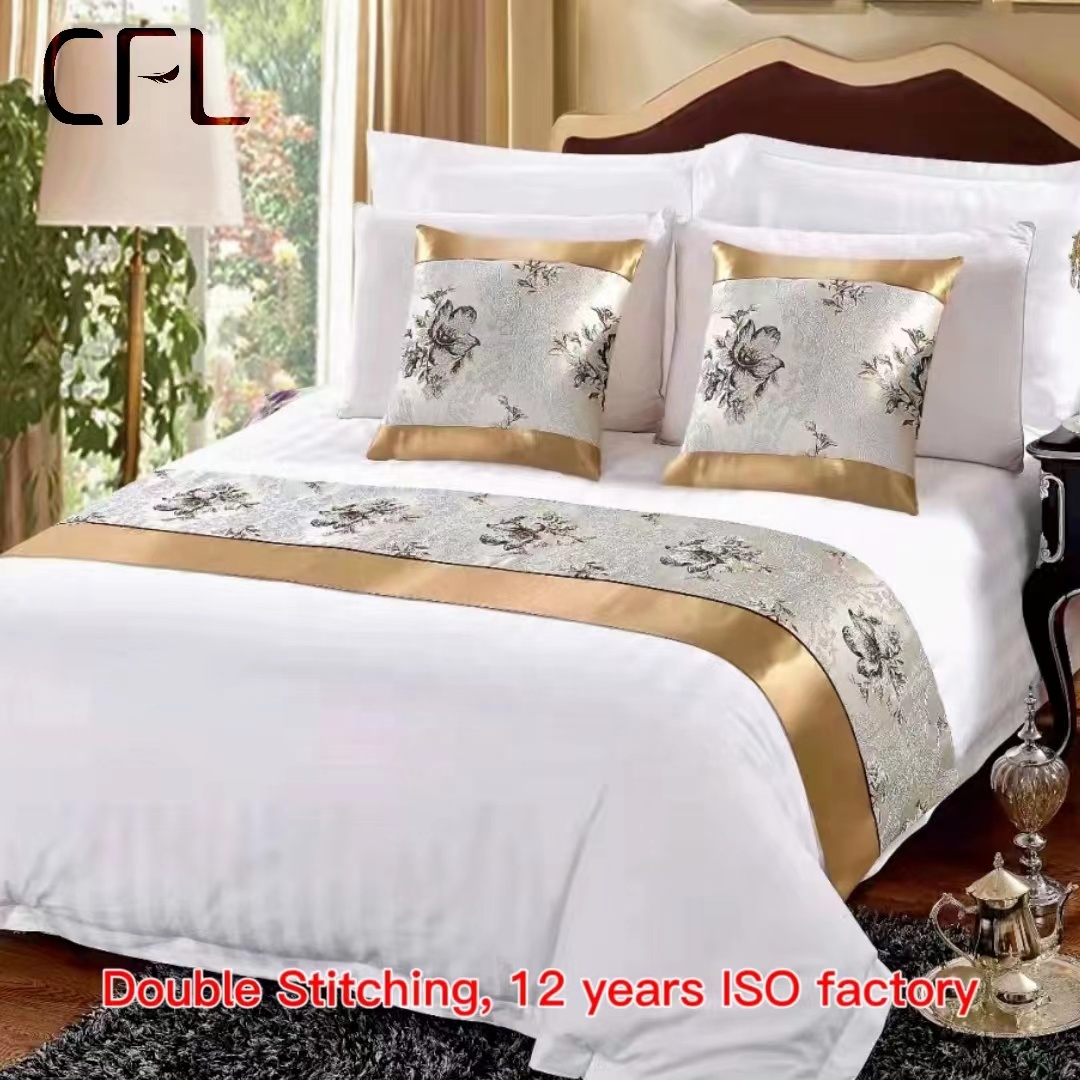 CFL 100 cotton hotel bedding set textile bedding sets good quality cheap price cotton hotel bed sheet sets