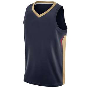 Maillot de basket-ball personnalisé de qualité supérieure pour unisexe, taille plus, 100% polyester, tissu respirant et évacuant l'humidité - Product Image 6