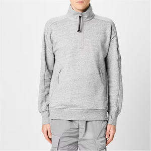 Nouveau design Sweat-shirt en molleton de coton pour homme Fermeture éclair Motif uni Style décontracté Numérique XL Collection d'hiver Fabriqué au Pakistan Vente en gros - Product Image 3