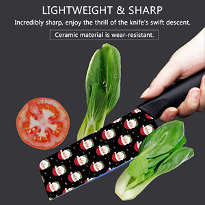 มีดเชฟจัดส่งเร็ว ใบมีดเซรามิกสั่งทำ ด้ามพลาสติก อุปกรณ์ครัว คุณภาพสูง ราคาโรงงาน - Product Image 5
