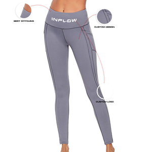 Custom Made <b>Women</b> <b>Legging</b> Pants Solid Pattern Spandex/Polyester Custom Colors & Logo Breathable High Quality - Product Image 6