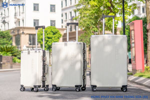 Ensembles de bagages de haute qualité grande capacité Pc matériel valise en aluminium fer chariot sacs et valises fabriqués au Vietnam - Product Image 4