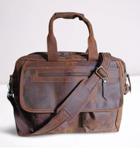 Personalized <b>Leather</b> Laptop Messenger <b>Briefcase</b> Men, Monogram Cross Body Computer Sling Gifts for Him <b>Leather</b> <b>Briefcase</b> Man - Product Image 1