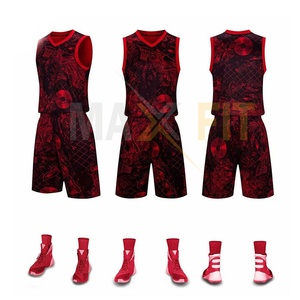 เสื้อบาสเก็ตบอลพิมพ์ซับลิเมชันตามสั่ง2025ชุดกีฬาคุณภาพสูงสำหรับองค์กร Maxfit - Product Image 4