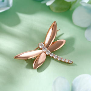 Broche de Libélula de Jardín en Plata de Ley Jeulia con Circonita de Corte Redondo, Regalo Perfecto - Product Image 6