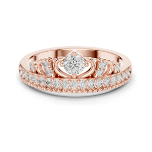 Anillo de Diamante de Laboratorio de 0.364 CT para Mujer, Claridad VVS-VS EF, Oro de 18KT, 14KT, 10KT y Plata 925, Oro Rosa, Amarillo y Blanco - Product Image 3
